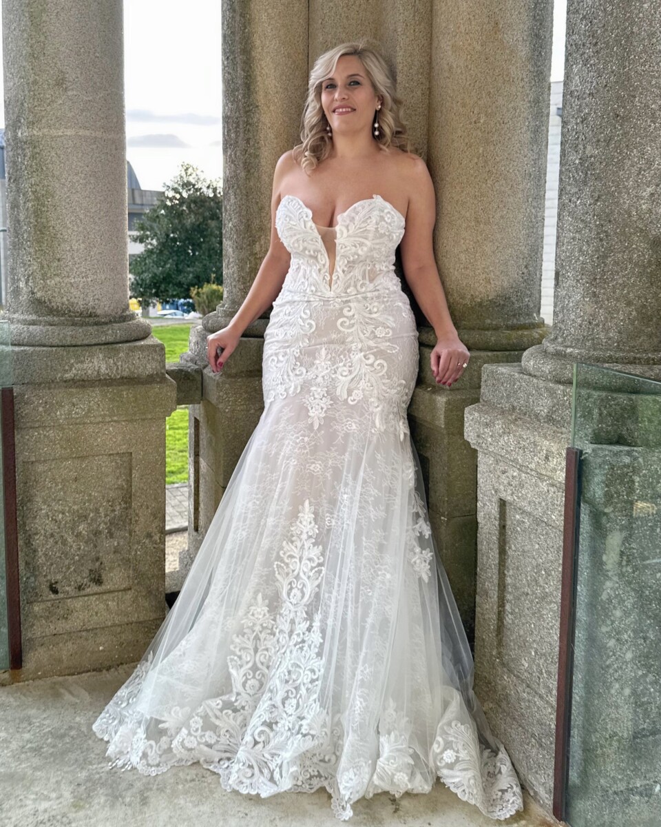 Vestido Tul Sirena Novia - Imagen 5