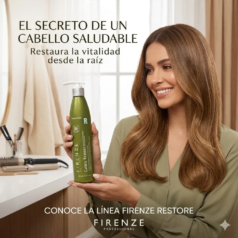 FIRENZE Cuticle Restore Conditioner 300 ml / 1000 ml (1 Litro) - Imagen 4