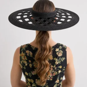 Sombrero Ala calada negra