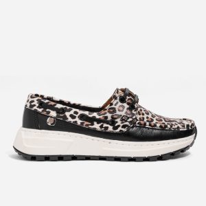 Apaches Cuero Animal Print Mujer