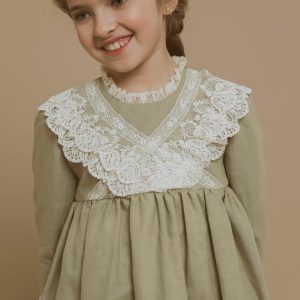 Vestido antiguo organza