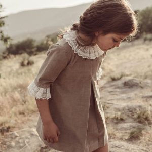 Vestido Trapecio – Velvetón Topo – T.5