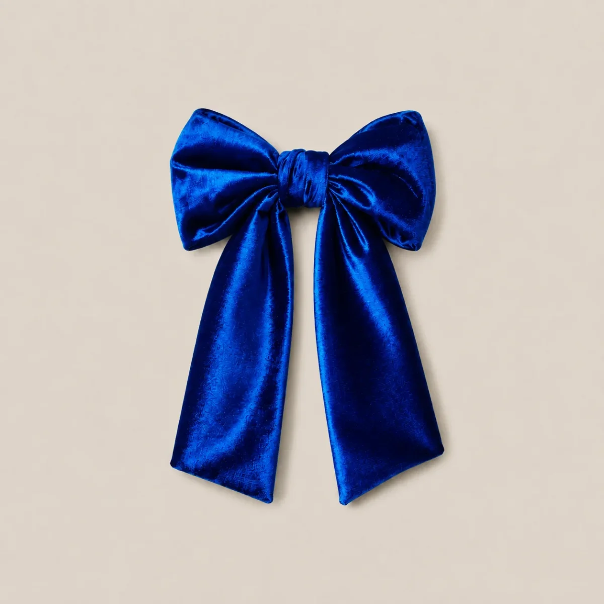 Lazo Ribbon azul klein terciopelo - Imagen 2