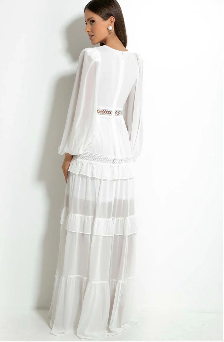 Vestido Boho Mangas Curvy Novia - Imagen 3