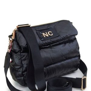 BOLSO BANDOLERA PUFFY NEGRO NOCO 2625656N