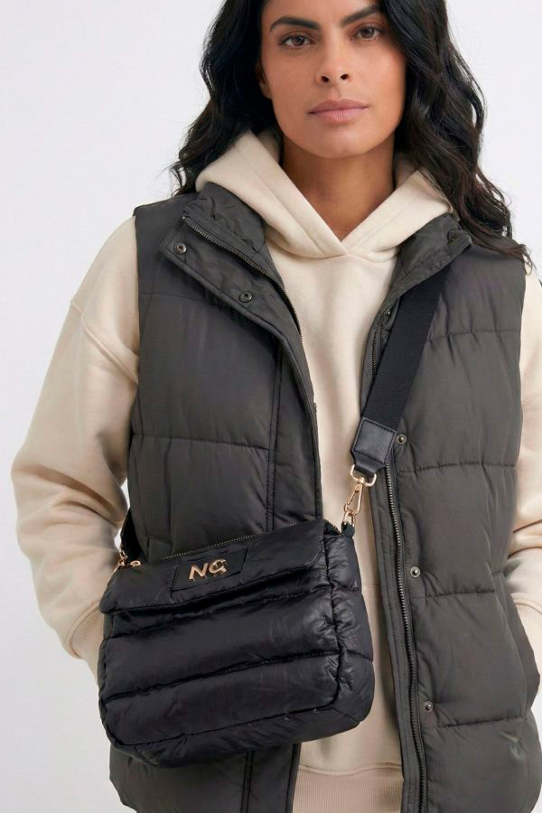 BOLSO BANDOLERA PUFFY NEGRO NOCO 2625656N - Imagen 3