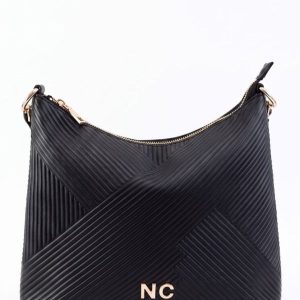 BOLSO HOBO PLISADO NEGRO NOCO 2625630N
