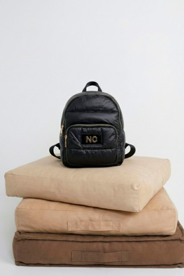 BOLSO MOCHILA PUFFY NEGRO NOCO 2625655N - Imagen 3