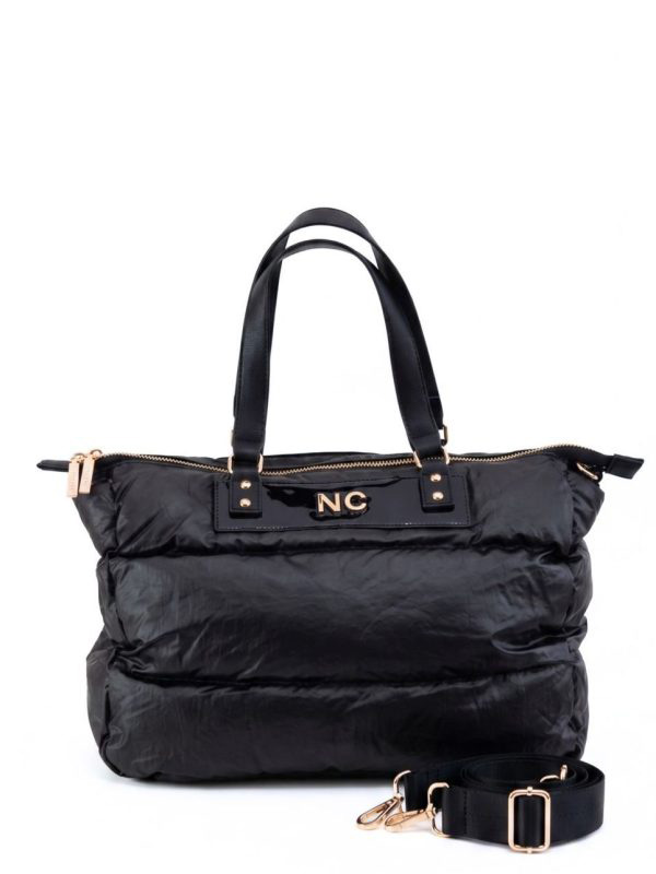 BOLSO SHOPPER PUFFY ULTRALIGERO NEGRO NOCO 2625654N - Imagen 2