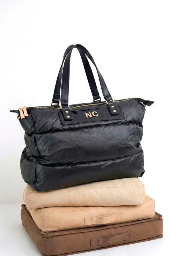 BOLSO SHOPPER PUFFY ULTRALIGERO NEGRO NOCO 2625654N - Imagen 4