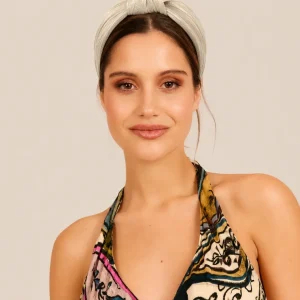 Diadema Condesa beige
