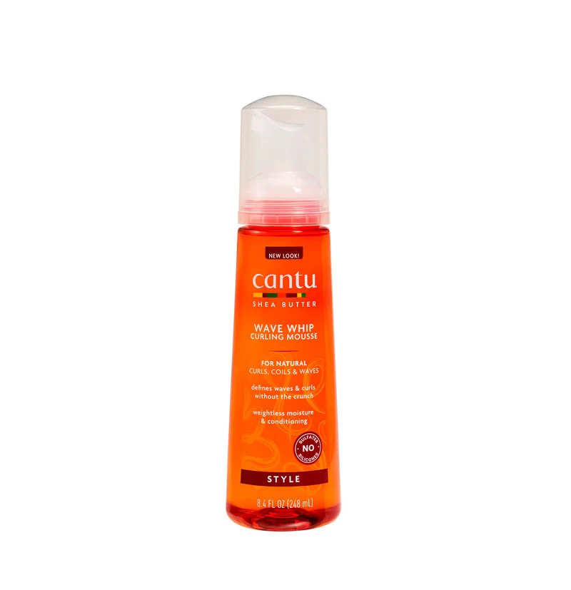 CANTU Wave Whip Curling Mousse con Manteca de Karité 248 ml - Imagen 2