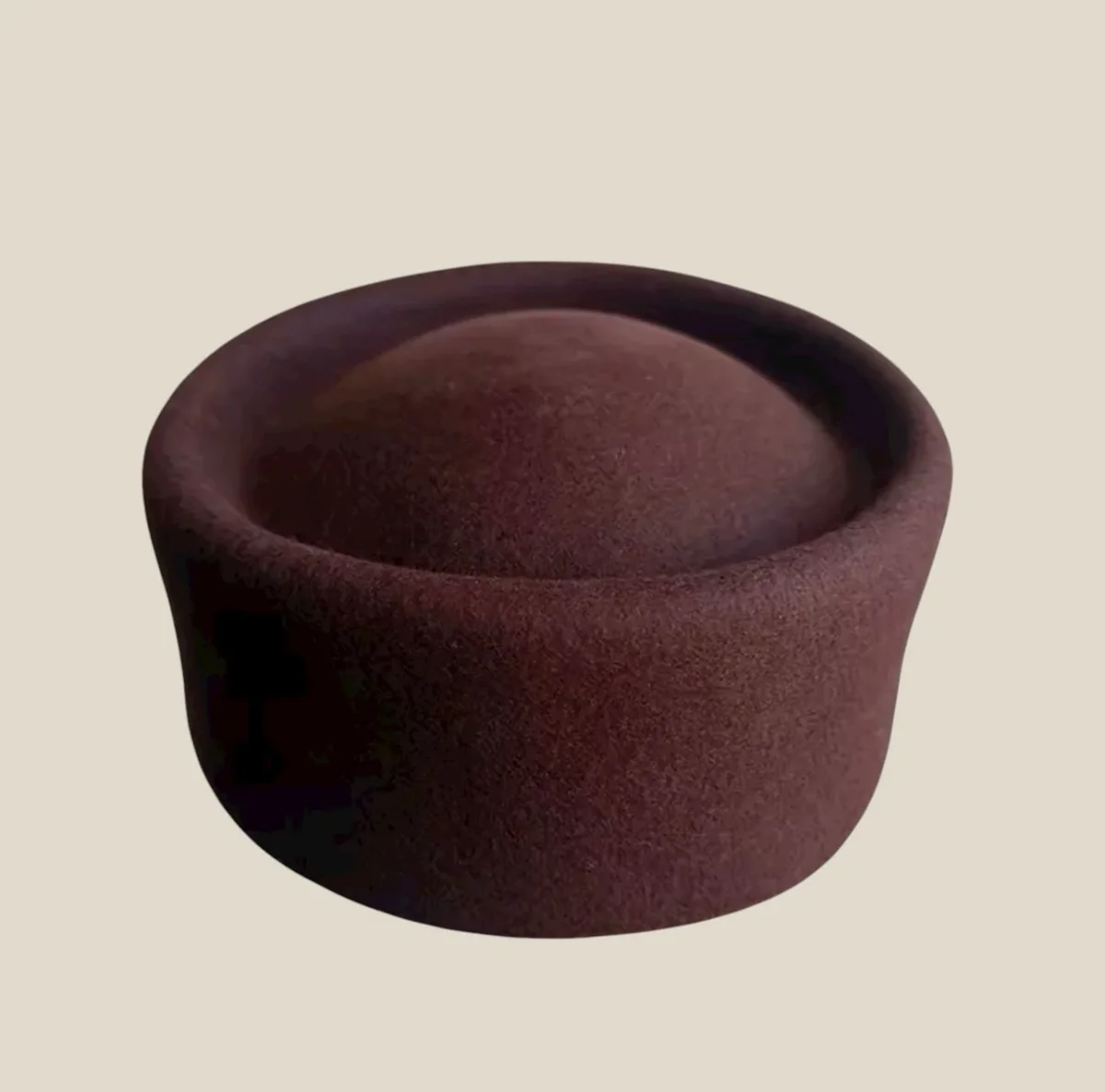 Tocado Casquete Jackie chocolate - Imagen 5
