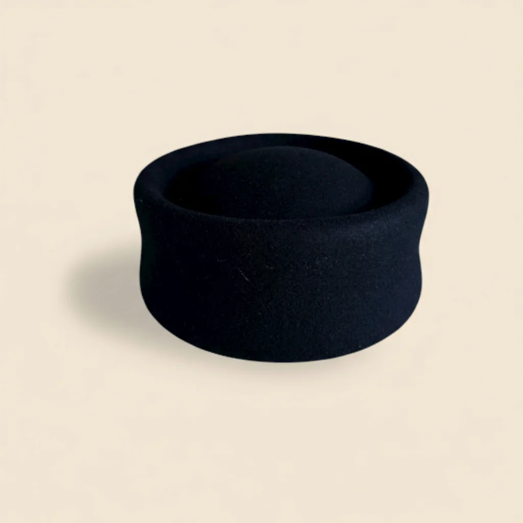 Tocado Casquete Jackie negro - Imagen 6