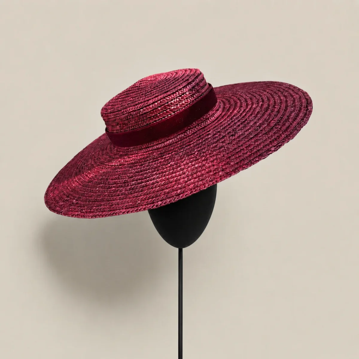 Canotier Lola vino - Imagen 2