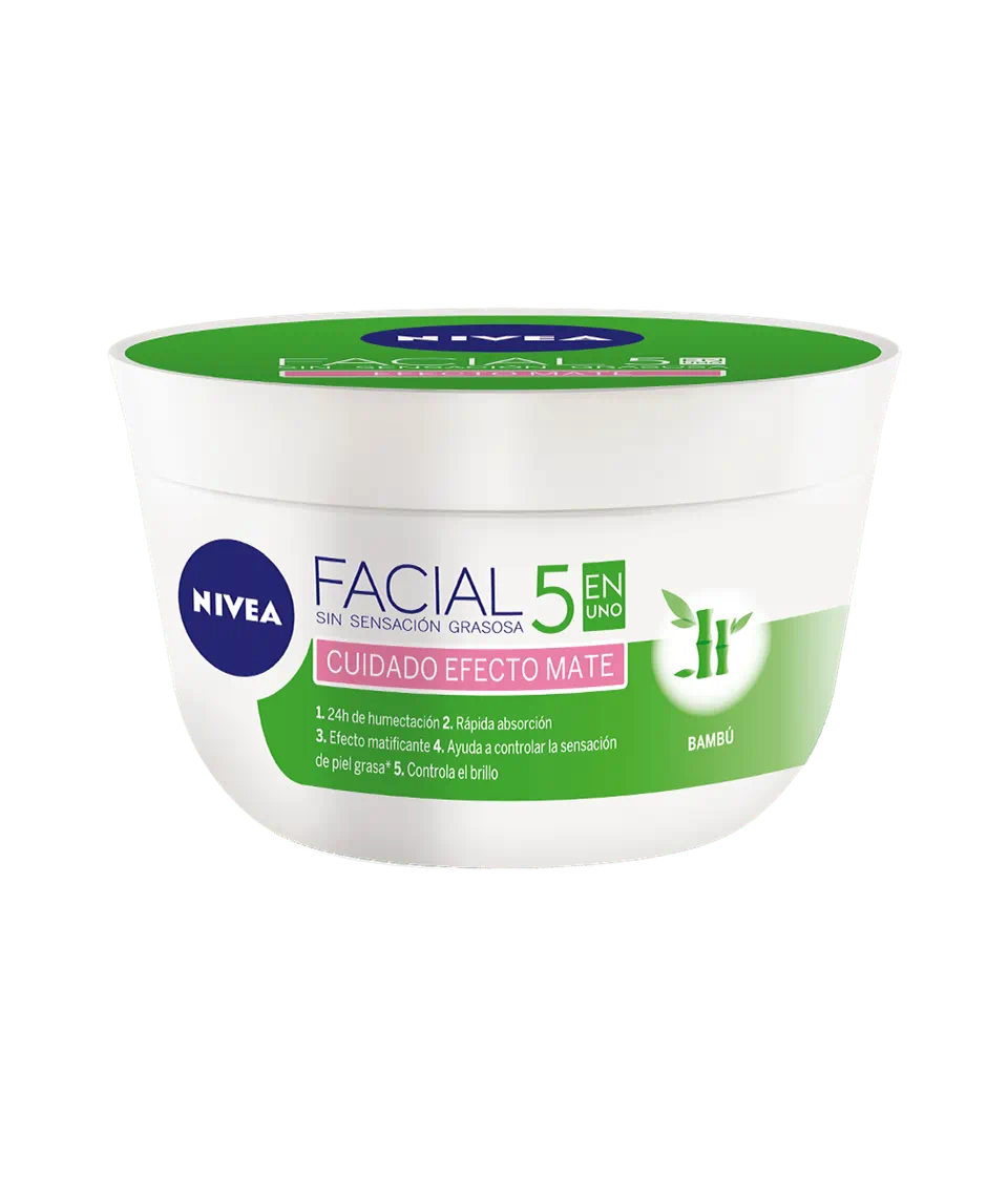 NIVEA Crema Efecto Mate 5 en 1 – 200 ml (Piel Mixta) - Imagen 4