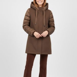 CHAQUETA ACOLCHADA MARRON DERHY A68000410 DALILA