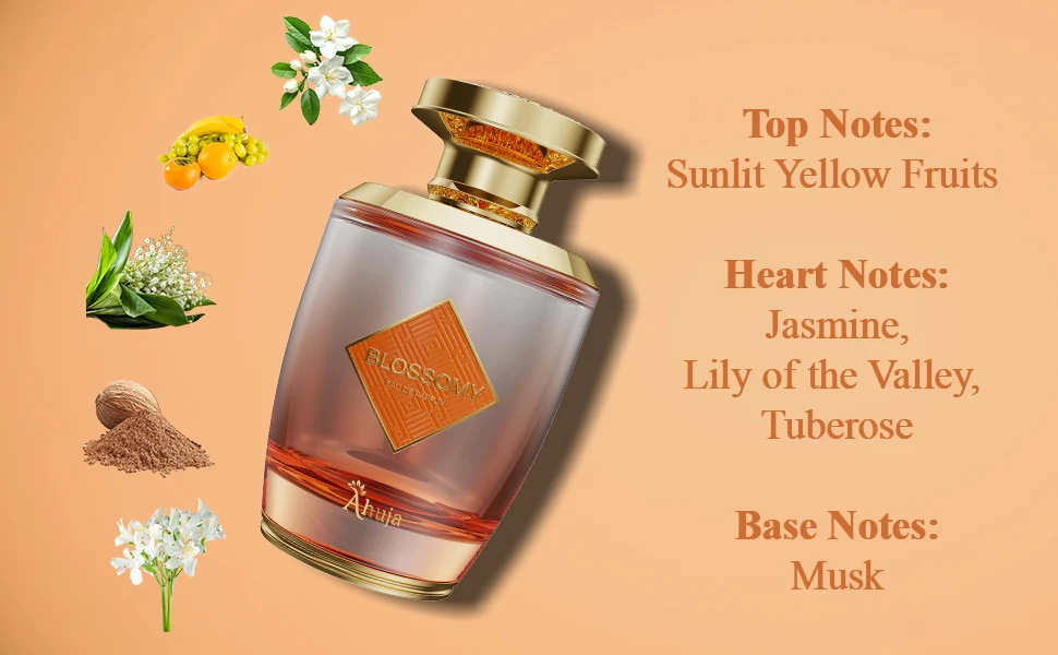 Ahuja Blossomy – Perfume Árabe 100 ml Frescura floral, femenina y elegante - Imagen 4