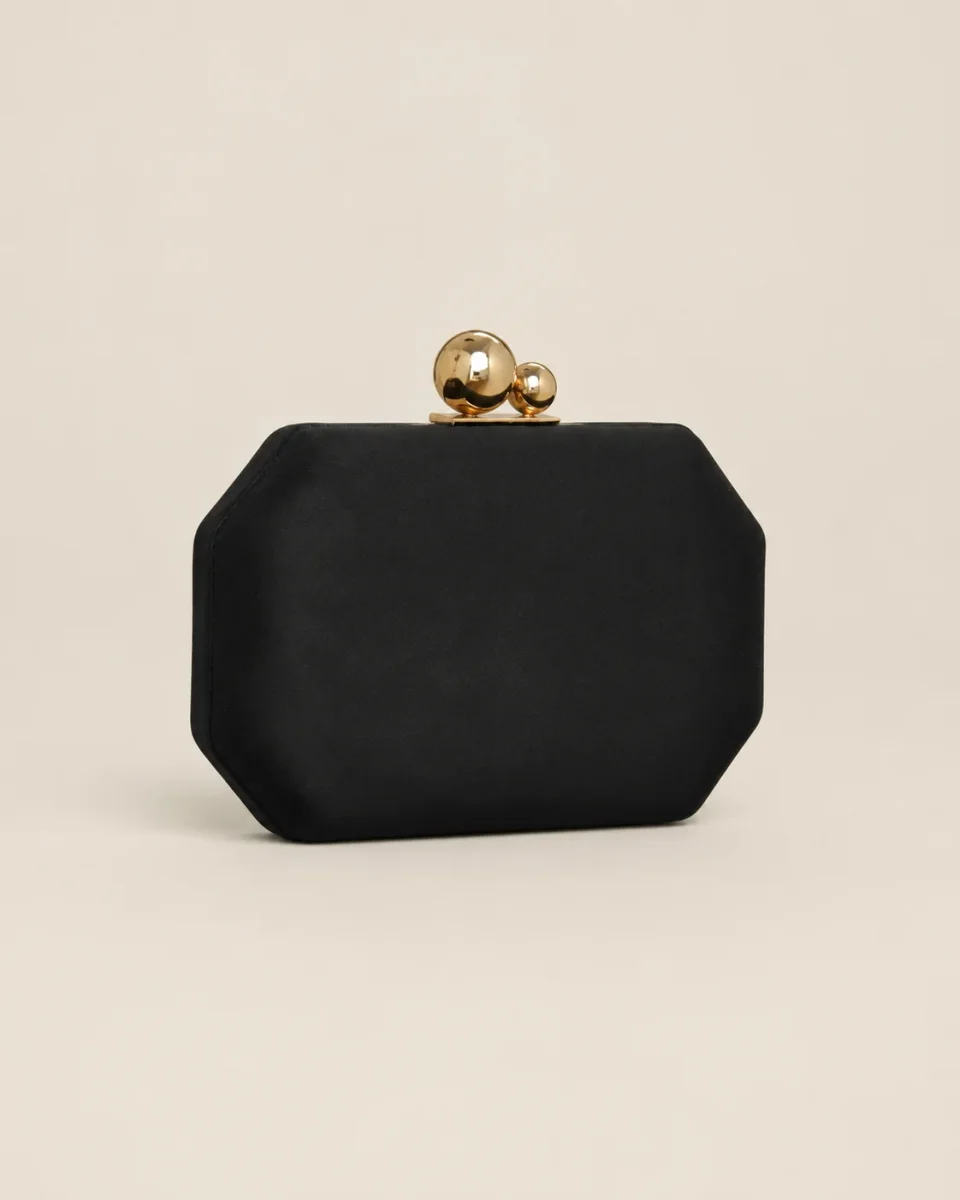 Bolso Octógono negro