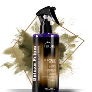 TRUSS Deluxe Prime Colors Champagne Blond – 260 ml Reconstructor capilar con pigmentos violetas para rubios, decolorados, grises y blancos