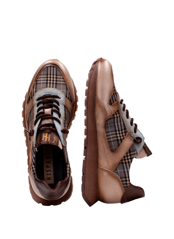 DEPORTIVOS BEIGE OSCURO SCOTTISH GRIS HISPANITAS SHI265095 OREGON - Imagen 5