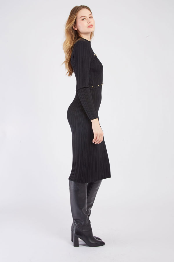 DERHY A5120556 CLEO VESTIDO NEGRO - Imagen 3