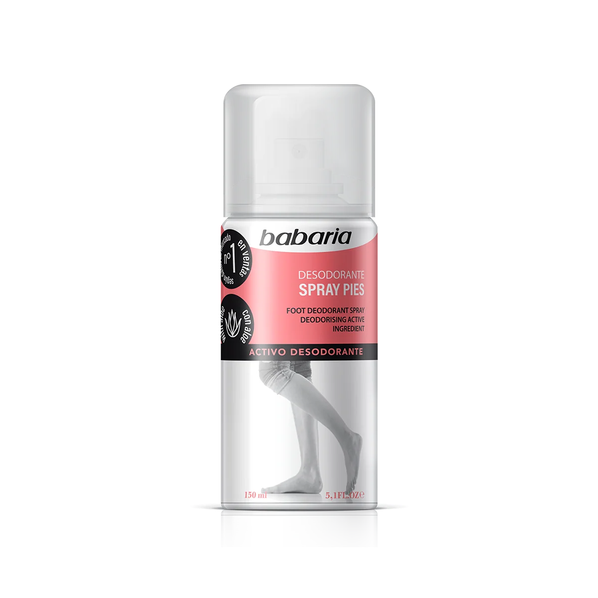BABARIA DESODORANTE SPRAY PIES - Imagen 2