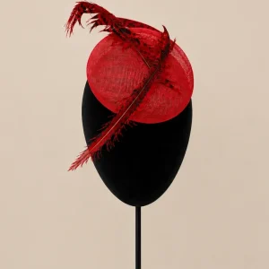 Tocado Mauricia rojo