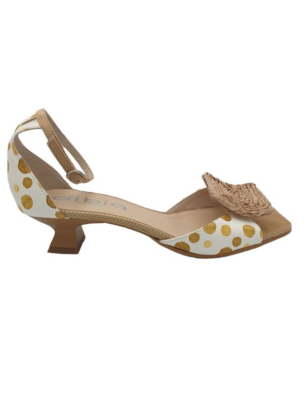 DIBIA 14403 ZAPATOS DE TACON NORA NATURAL - Imagen 2