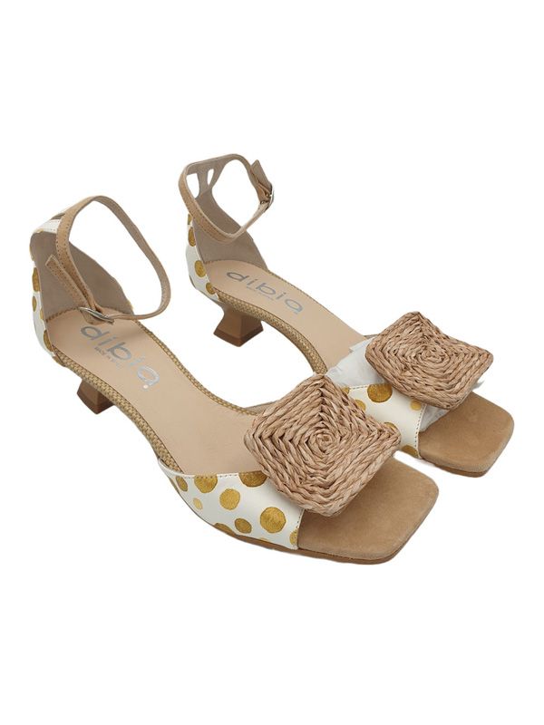 DIBIA 14403 ZAPATOS DE TACON NORA NATURAL - Imagen 3