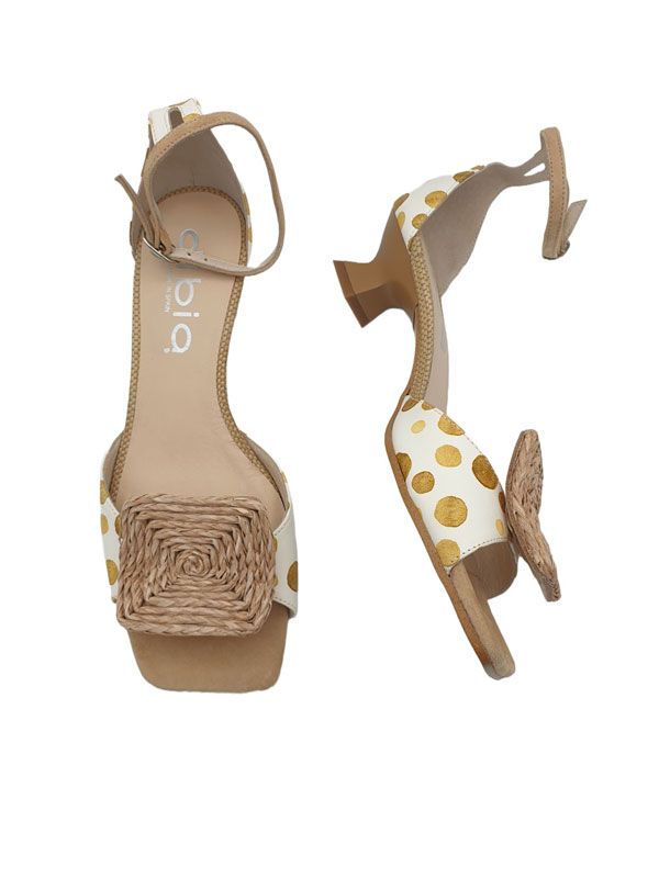 DIBIA 14403 ZAPATOS DE TACON NORA NATURAL - Imagen 5