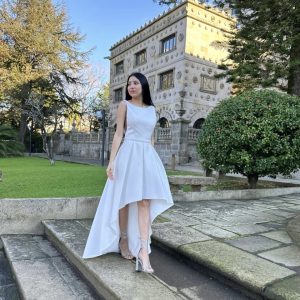 Vestido Asimétrico Novia