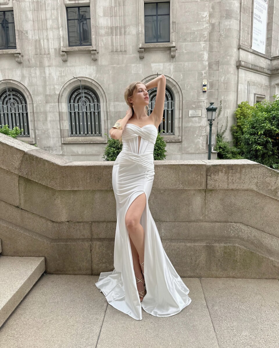 Vestido Seda Sirena Novia