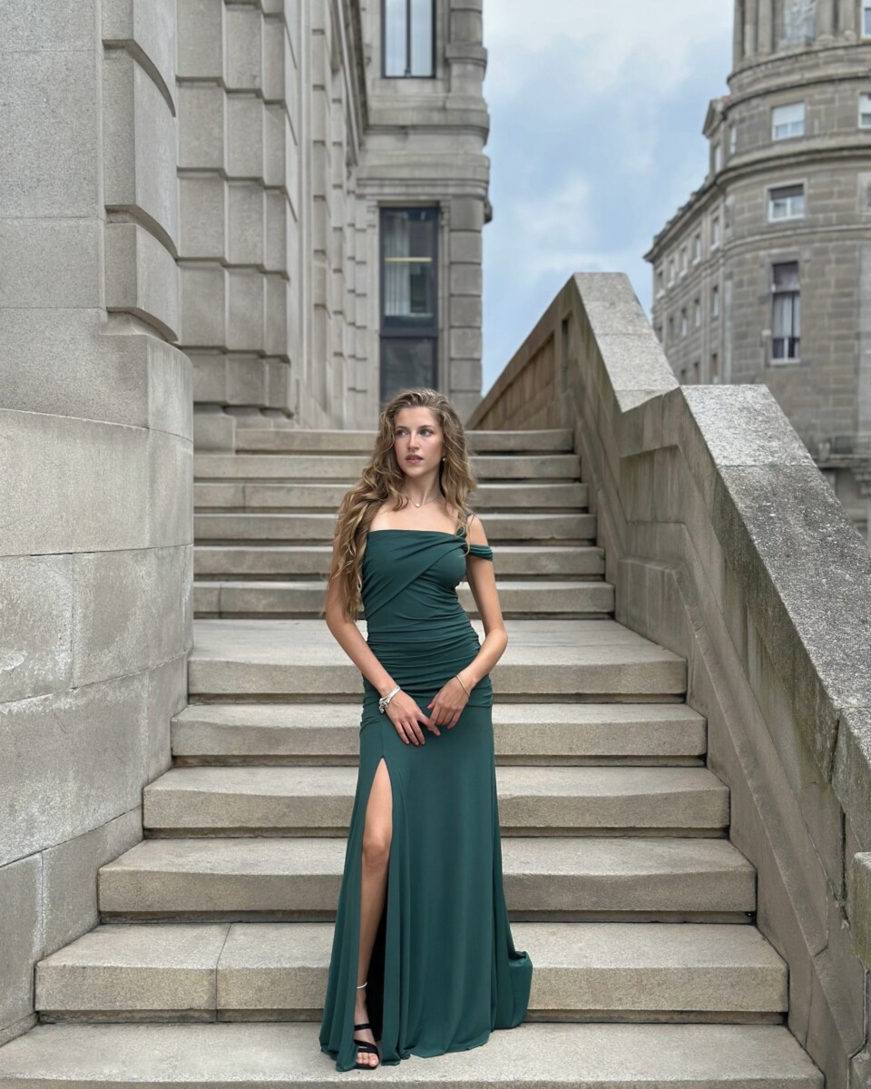 Vestido Hombro Doble Tirante - Imagen 4