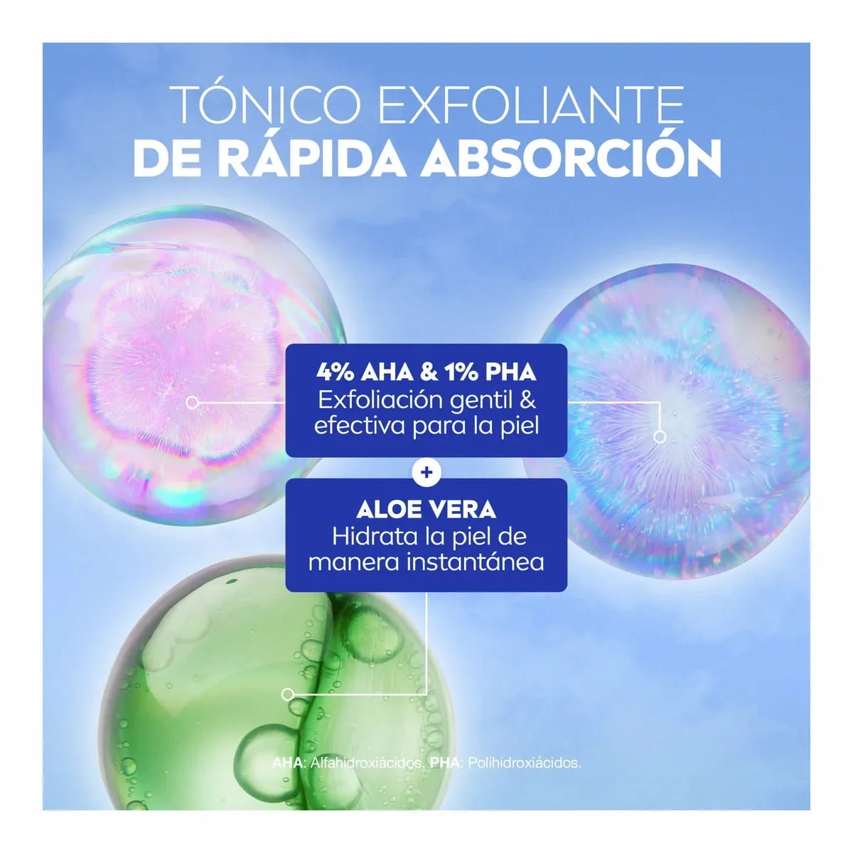 NIVEA Luminous Skin Glow Tónico Exfoliante – 100 ml Tónico exfoliante para una piel más luminosa, suave y uniforme - Imagen 4
