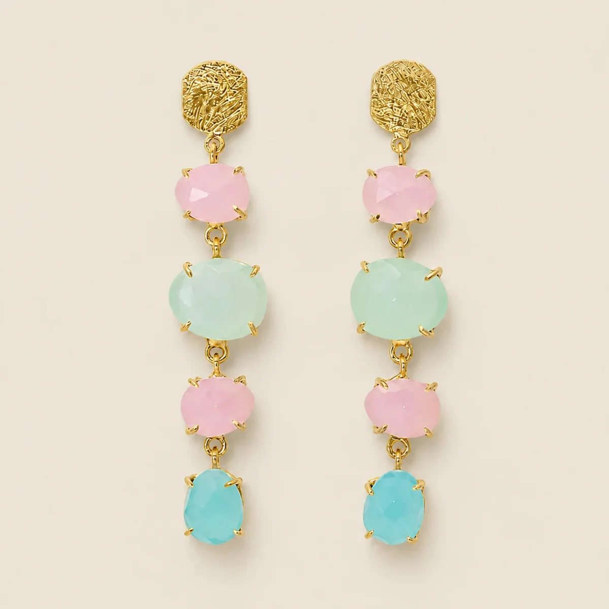 Pendientes Peñalba pastel - Imagen 3