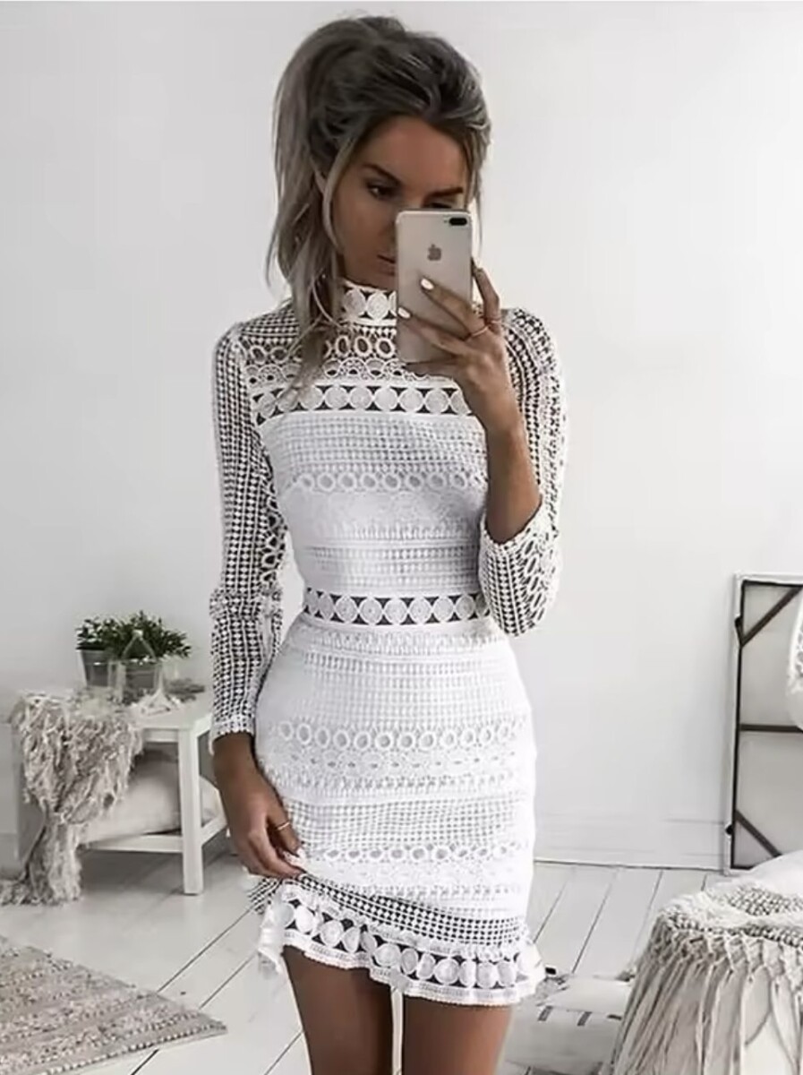 Vestido Ibiza Corto Mangas - Imagen 2