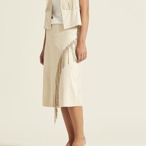 FALDA MARFIL OKY 1220BLANCHE
