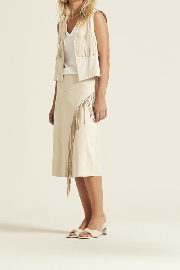 FALDA MARFIL OKY 1220BLANCHE