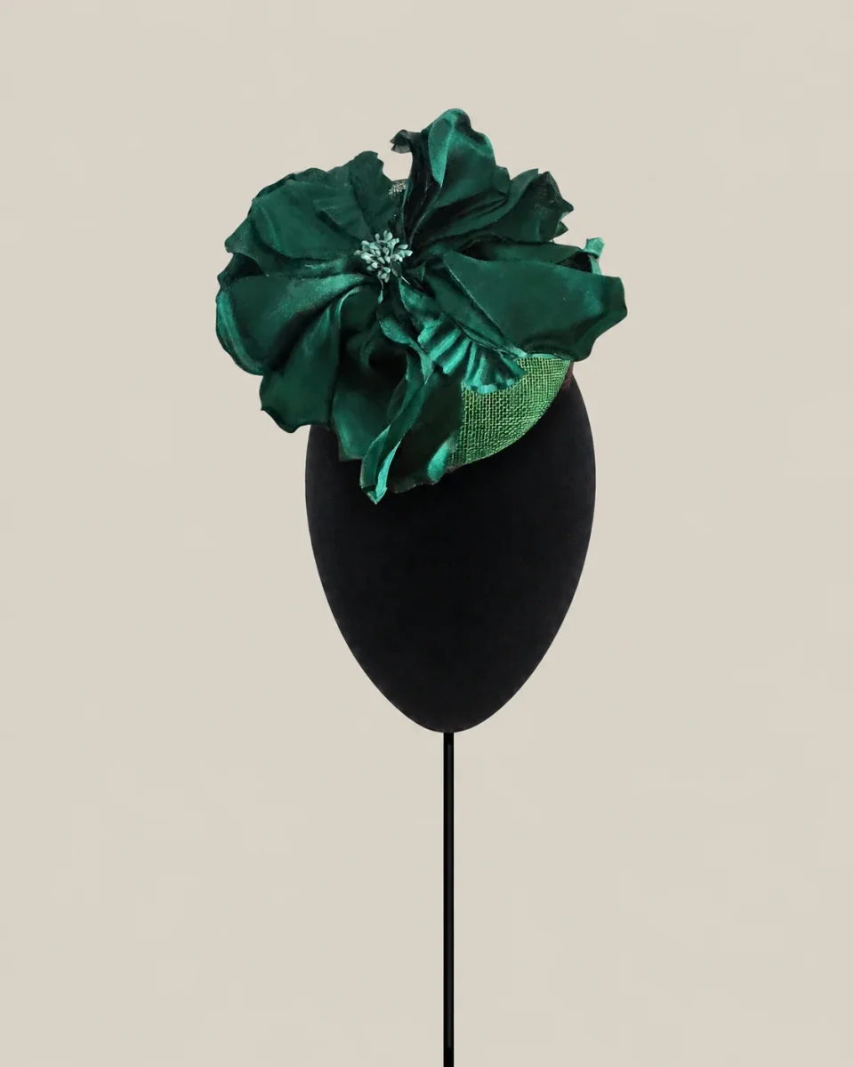 Tocado Agnes verde - Imagen 3