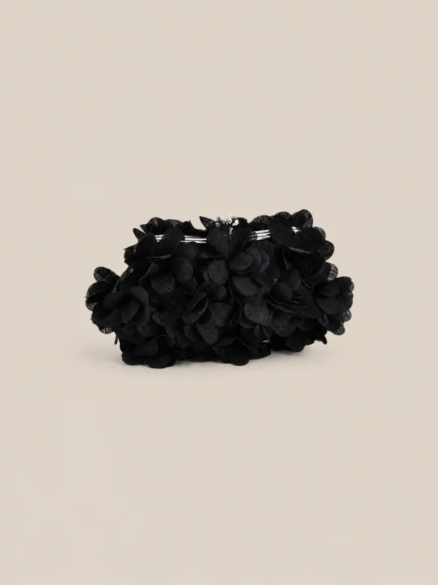 Bolso Flower negro - Imagen 2