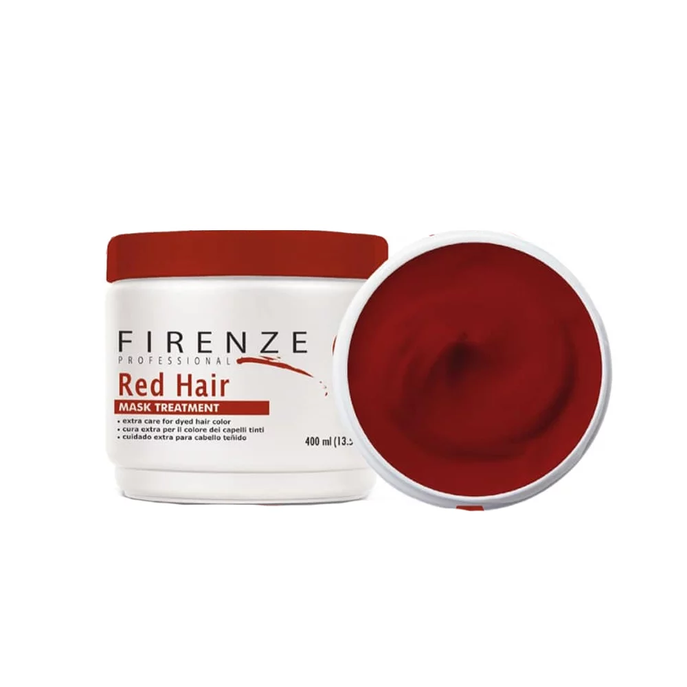 Firenze Red Hair Mask Treatment Mascarilla intensiva para realzar, nutrir y proteger tonos rojos
