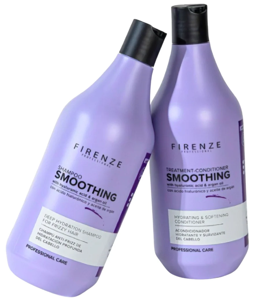 FIRENZE Smoothing Shampoo + Conditioner + Treatment 500 ml - Imagen 2