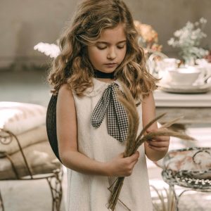 Vestido Vichy – Tela Chanel Crudo – T. 12 – 13
