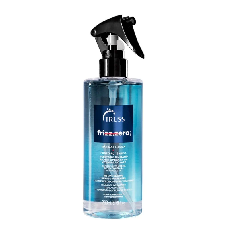 TRUSS Frizz Zero Máscara Líquida – 260 ml Mascarilla líquida multifuncional para eliminar el frizz, sellar la cutícula y proteger el cabello - Imagen 2