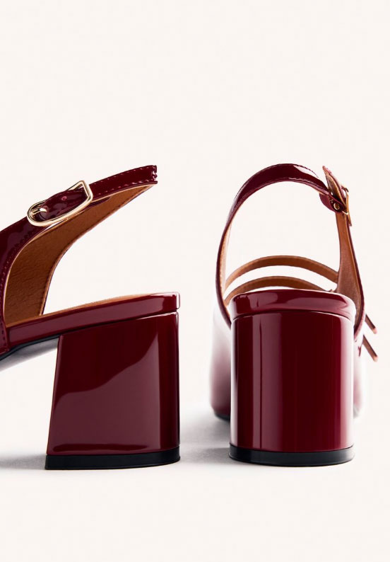 GIOSEPPO 73272B SODUS ZAPATOS TACON BURDEOS - Imagen 5