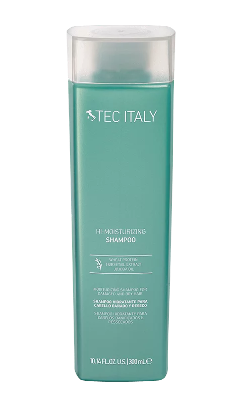 Tec Italy Shampoo Hi-Moisturizing 300 ml - SHAMPOO HIDRATANTE PARA CABELLO DANADO Y RESECO - Imagen 2