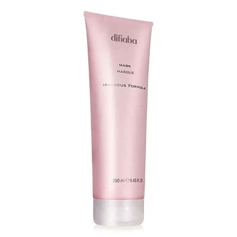 DIFIABA Hibiscus Formula Mask – 250 ml Mascarilla nutritiva y protectora para cabello teñido, seco o sensibilizado - Imagen 3