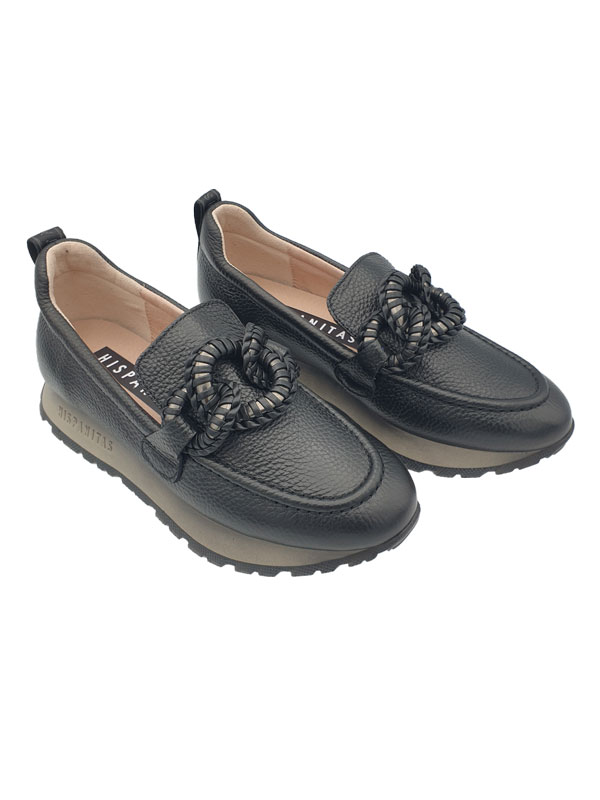 HISPANITAS HI25438 KANSAS MOCASIN NEGRO - Imagen 3