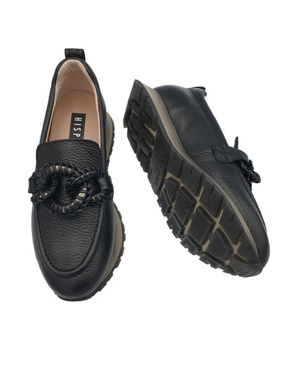 HISPANITAS HI25438 KANSAS MOCASIN NEGRO - Imagen 5